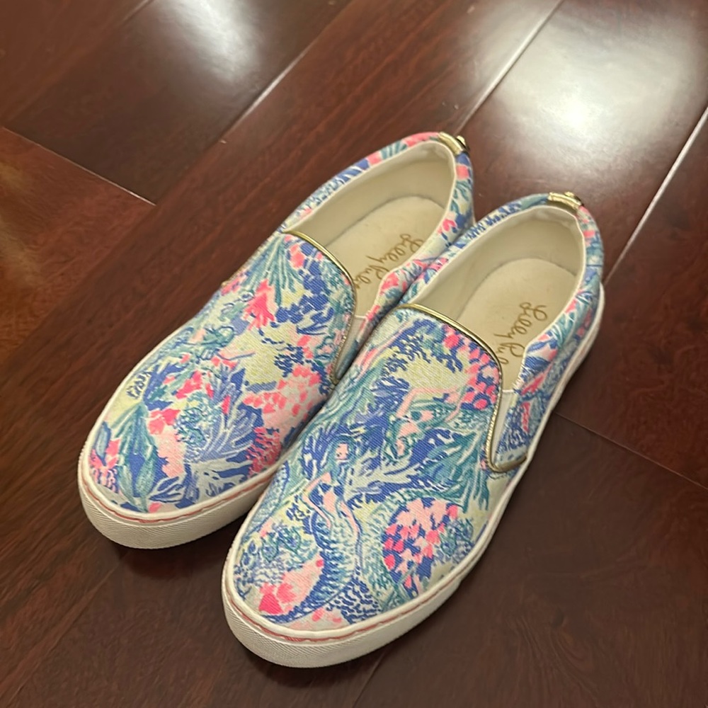 Lilly Pulitzer mermaid tennis shoes